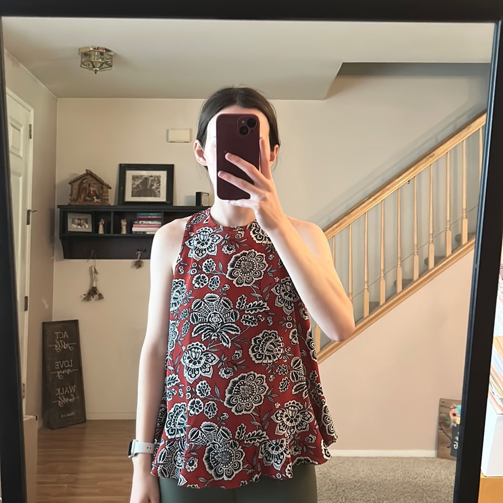 MADEWELL SLEEVELESS BLOUSE